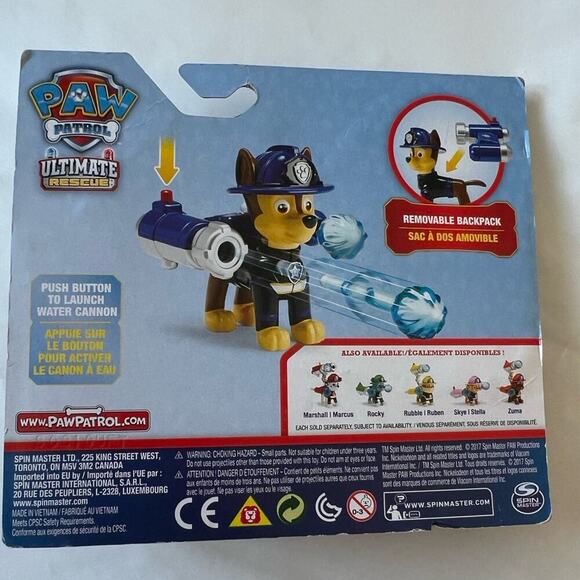 SPINMASTER Paw Patrol, Chase rescue water cannons NIB - Picture 3 of 3